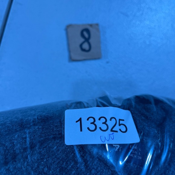 Zara Sweater Womens Large Pullover Gray Acrylic Fisherman Cottage Old Money Rare - Picture 8 of 8